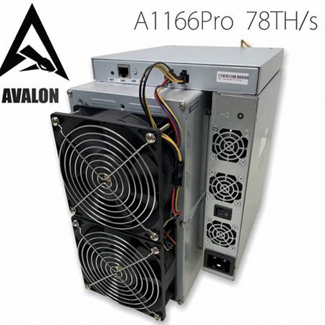 A1166Pro Avalon Asic Miner 68t 72t 78t 81t BTC Mining Machine