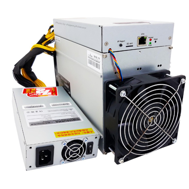 Bitcoin Antminer S9 13th/S 1350w Sha256 4.5kg 76db Ethernet