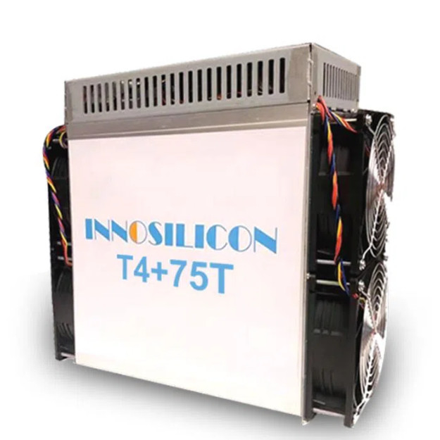 Ethernet BTC Miner Machine Innosilicon T4+ 75th 3300w Sha256 80db 13.5kg