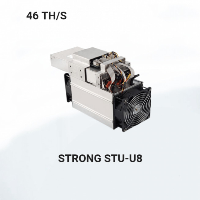 ASIC Mining Machine Strongu U8 46th/S 2100w Sha256 76db Ethernet 8.2kg