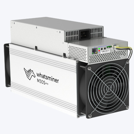 Asic Whatsminer M30s++ 100~112Th/S 3100~3472w SHA-256 Bitcoin Ethernet