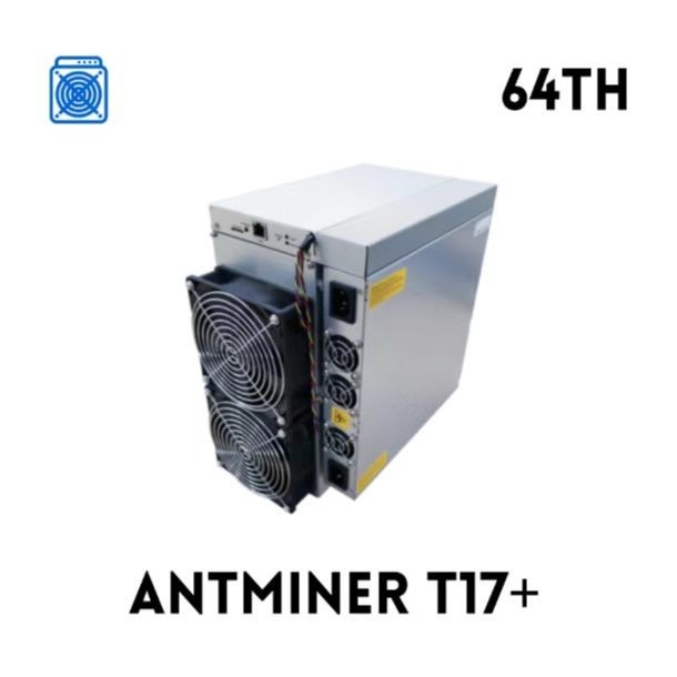 Antminer Asic Miner T17+ 64th/S 3200Watt BTC Mining Machine 75dB